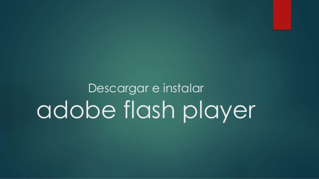 descargar adobe flash player para windows 10